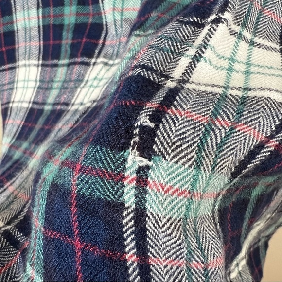 Rails Maddox Dolman Sleeve Flannel Plaid Button Down‎ Top - Picture 12 of 13